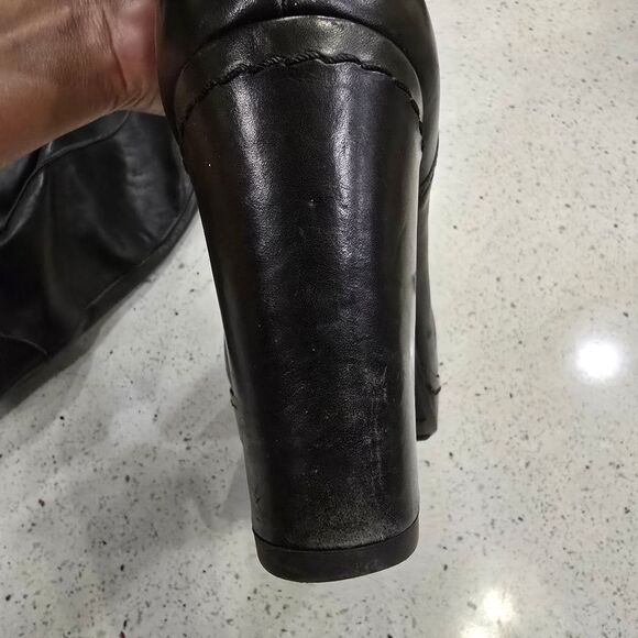 Stuart Weitzman Black Heeled Boots - Picture 11 of 13